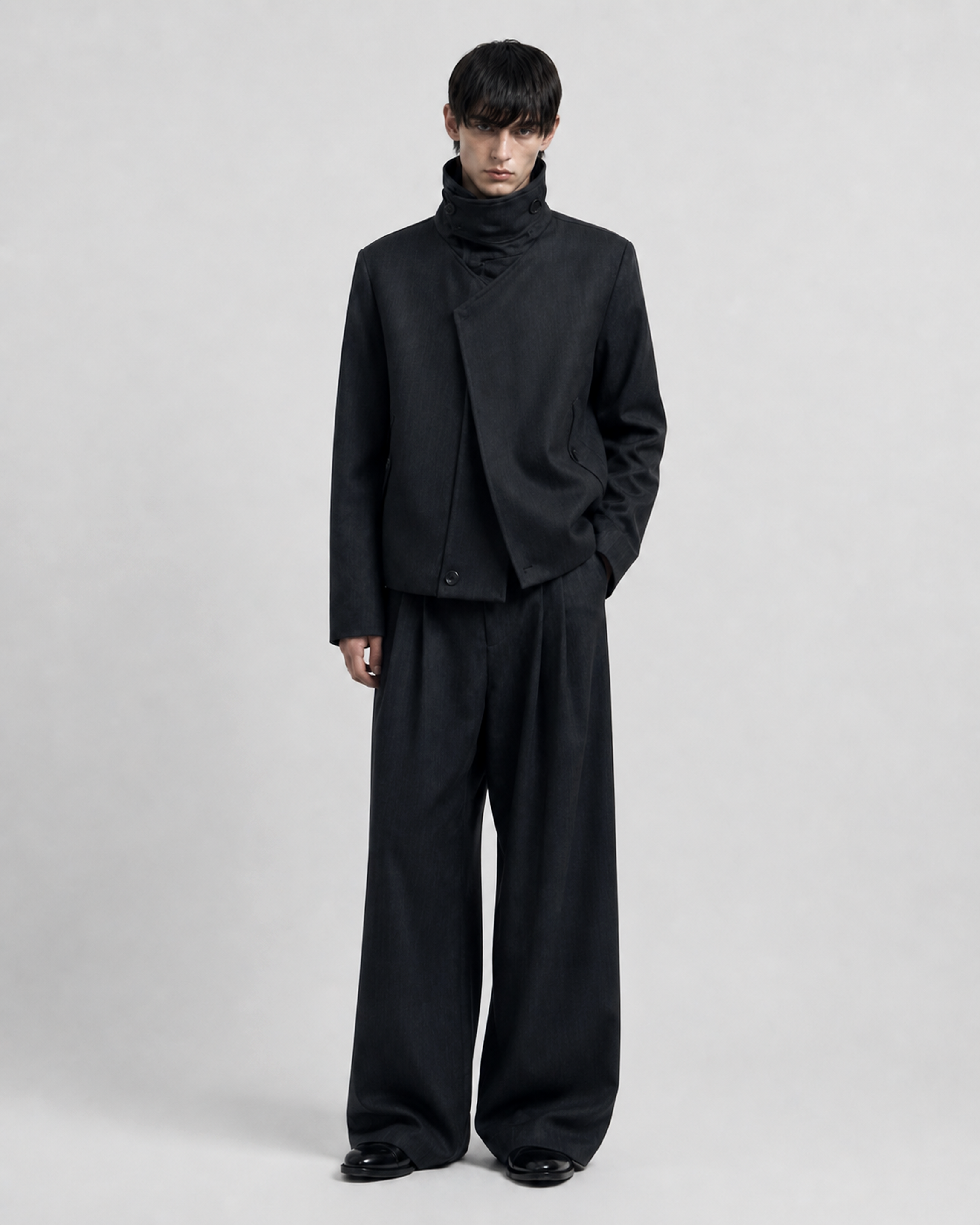 Riven Obsidian Structured Jacket