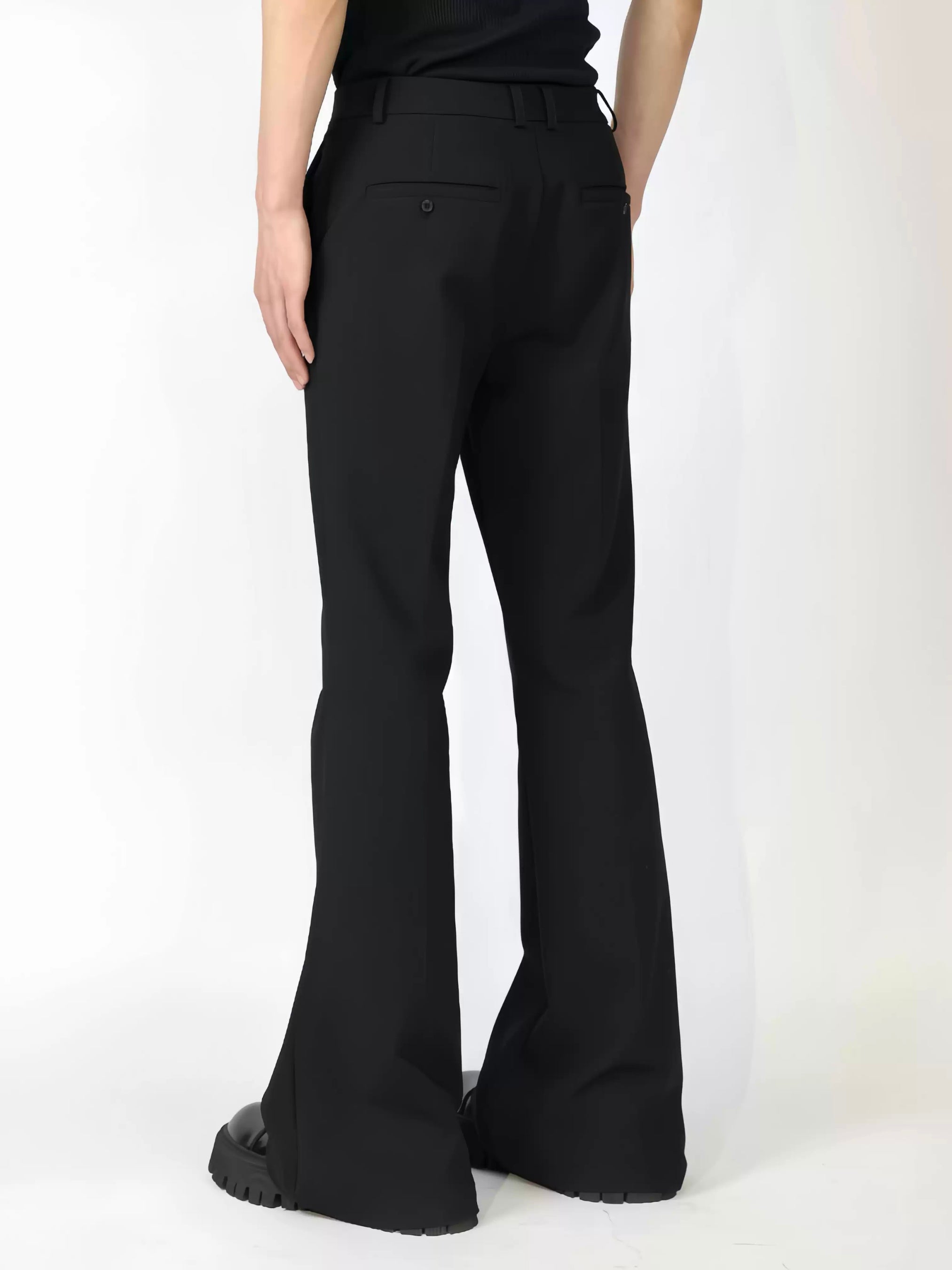 Structured Flare Pants