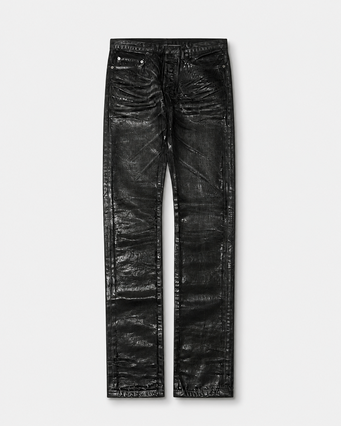Riven Waxed Slim Denim Jeans