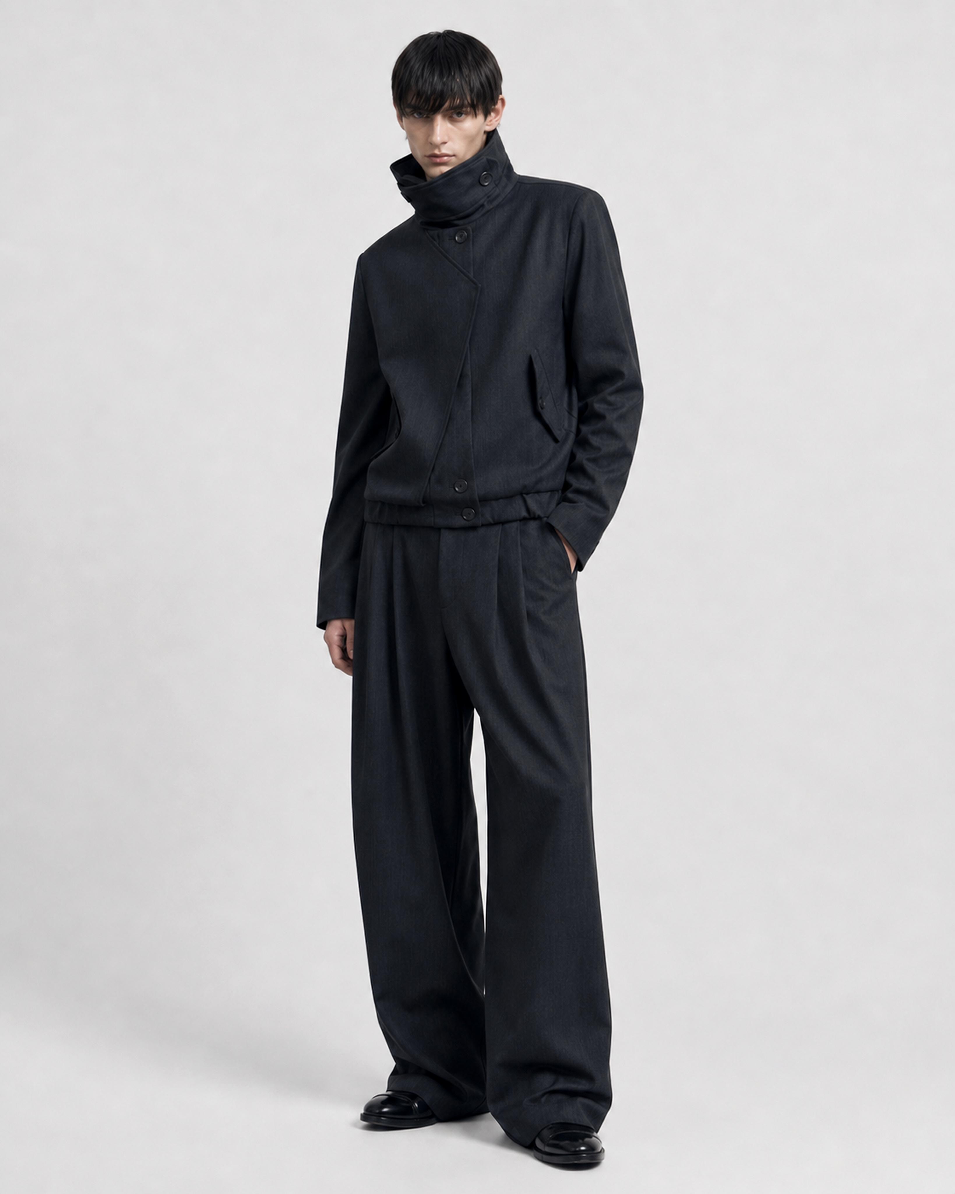 Riven Obsidian Structured Jacket