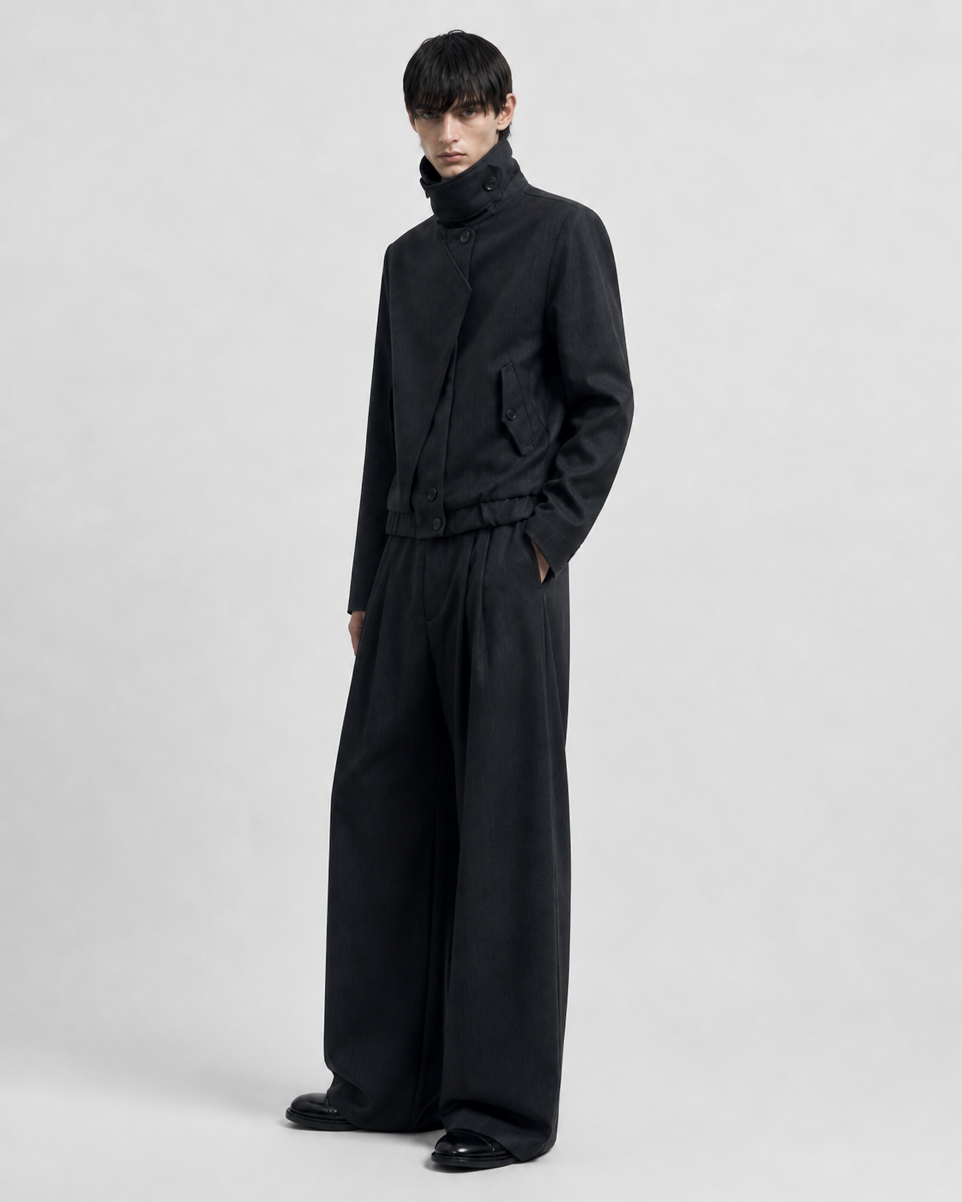 Riven Obsidian Structured Jacket