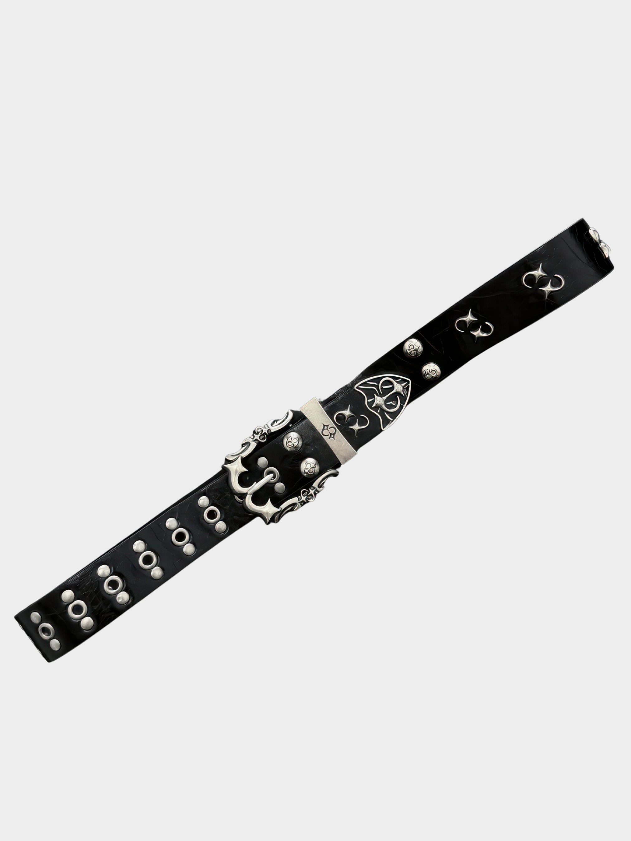 Riven Metal Buckle Belt