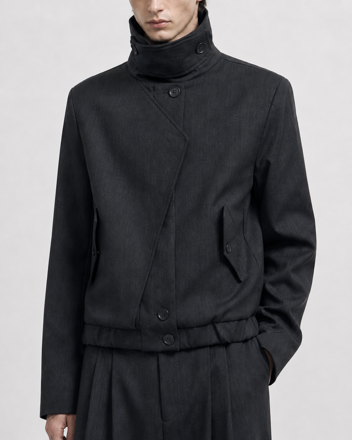 Riven Obsidian Structured Jacket