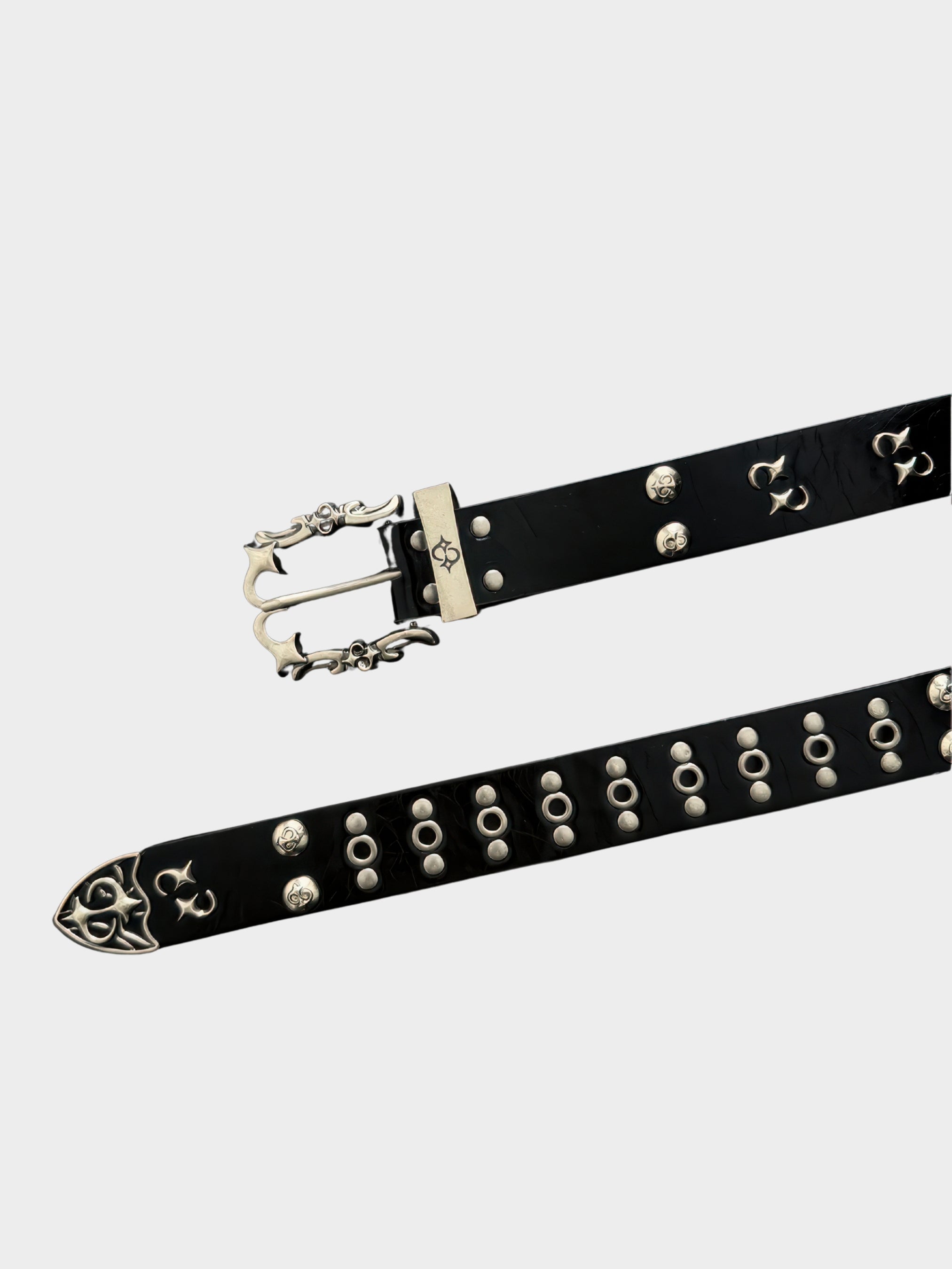 Riven Metal Buckle Belt