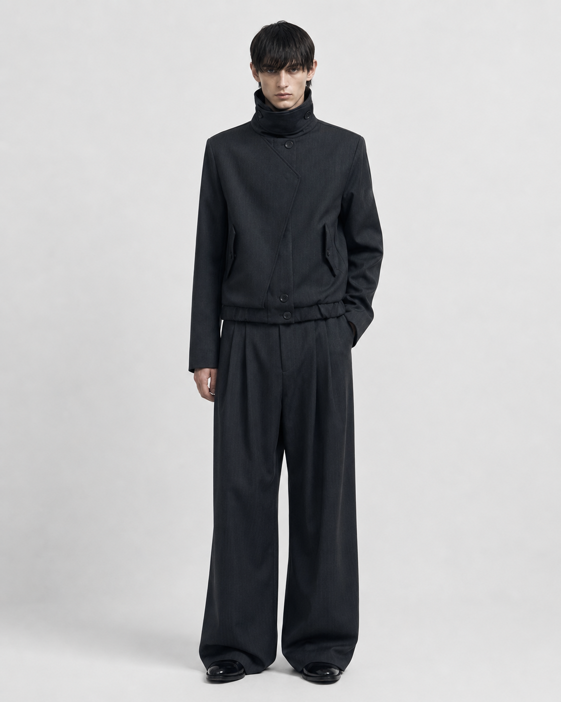 Riven Obsidian Structured Jacket